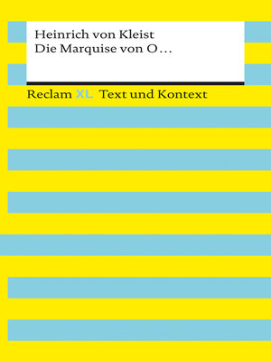 cover image of Die Marquise von O.